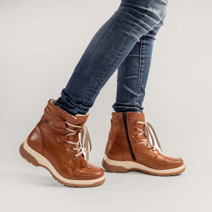 Piqant naisten nilkkurit villavuorilla ruskea