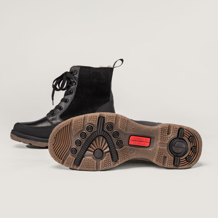 Piqant naisten talvinilkkurit turkisvuorilla musta