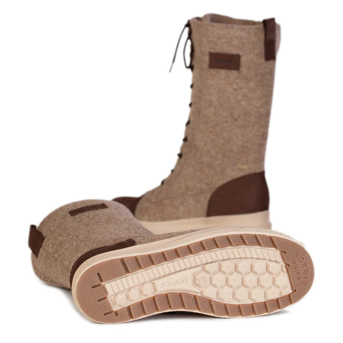 Pomar Jäätikkö huopatossut ruskea