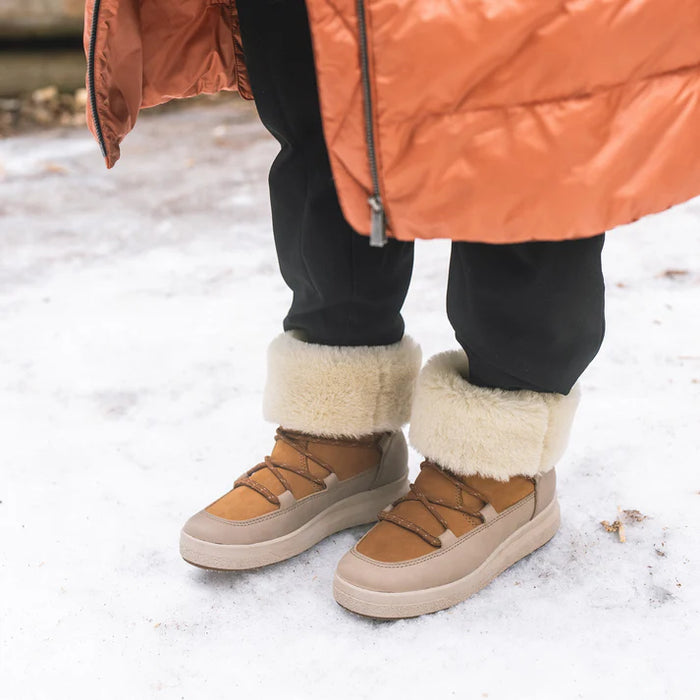 Pomar Lappi Gore-Tex lammasturkisnilkkurit tan