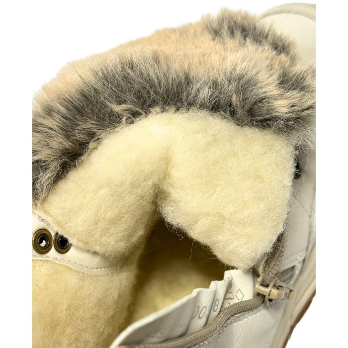 Rieker nahkanilkkurit villavuorilla valkoinen