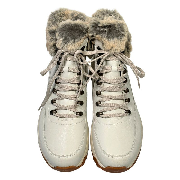 Rieker nahkanilkkurit villavuorilla valkoinen