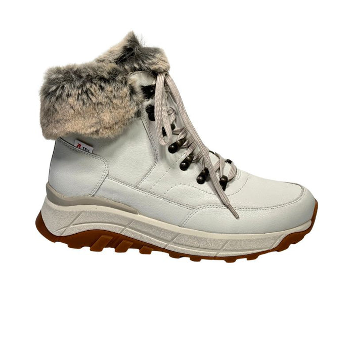 Rieker nahkanilkkurit villavuorilla valkoinen