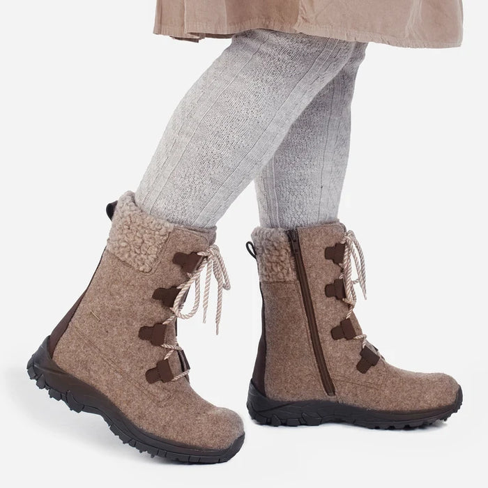 Pomar Riekko nastakengät Gore-Tex nilkkurit ruskea