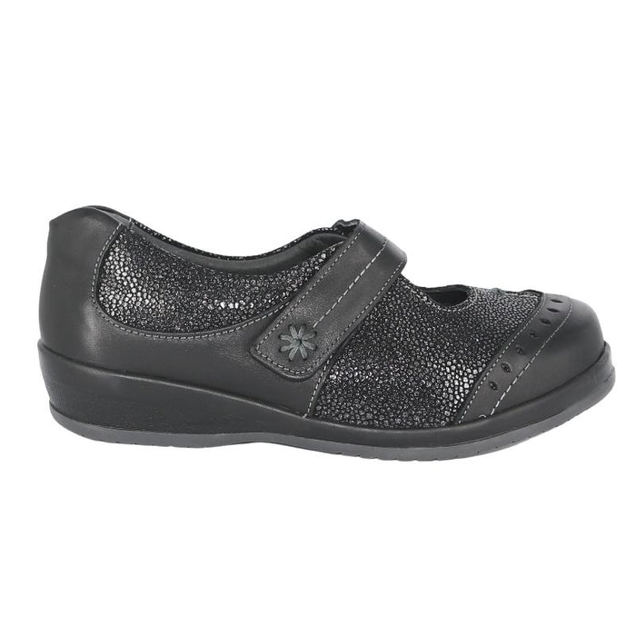 Suave Bristol kävelyballeriinat musta