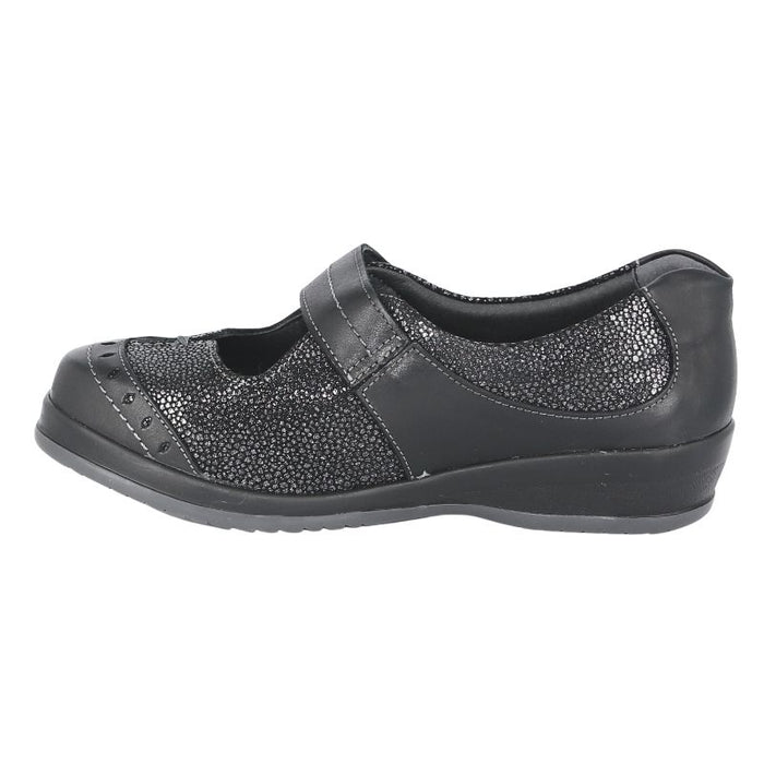 Suave Bristol kävelyballeriinat musta