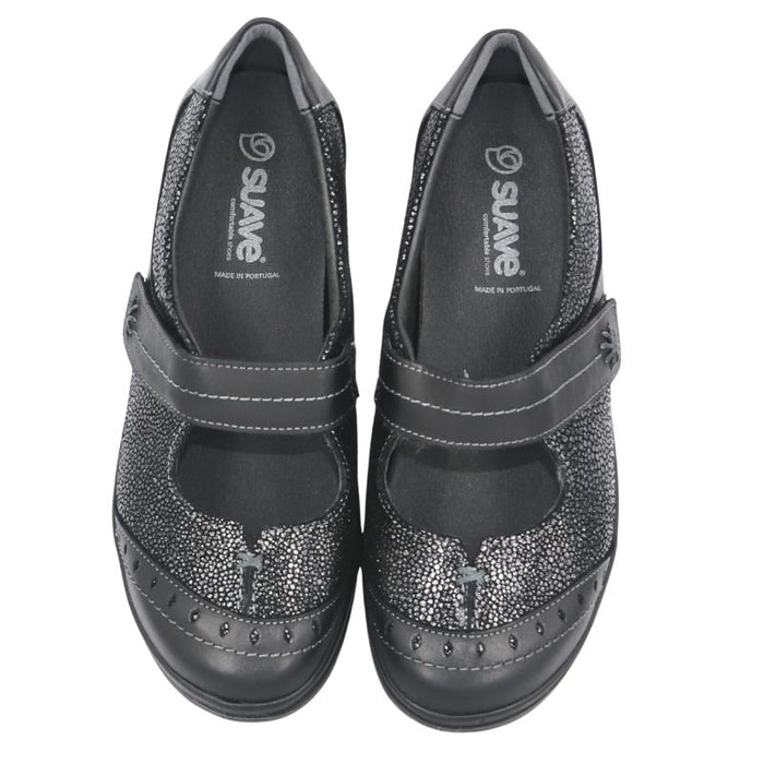 Suave Bristol kävelyballeriinat musta