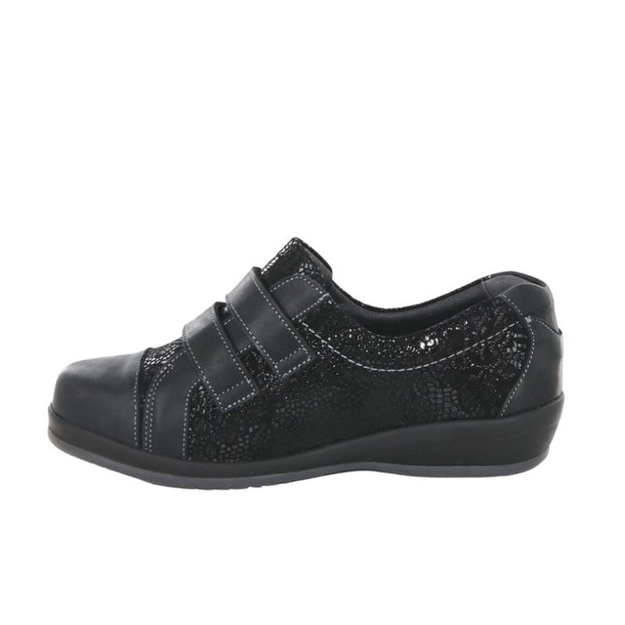 Suave Bristol kävelykengät tarroilla musta