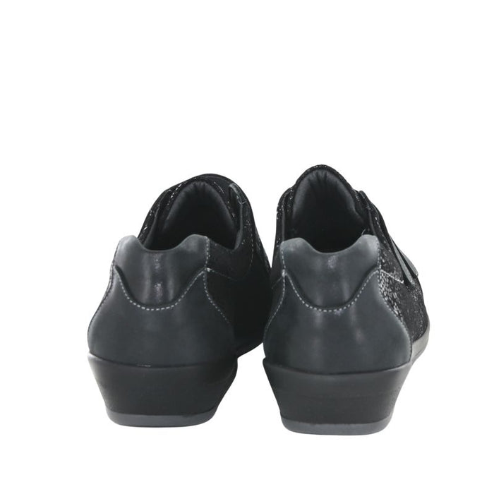 Suave Bristol kävelykengät tarroilla musta