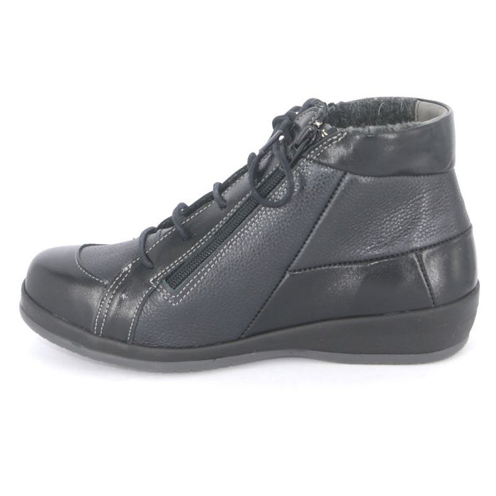 Suave Bristol nilkkurit nahkaa musta