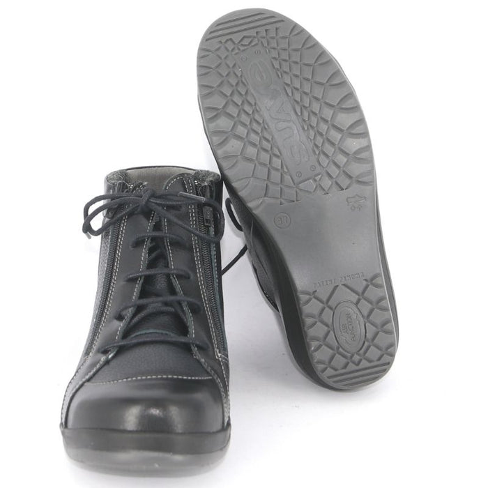 Suave Bristol nilkkurit nahkaa musta