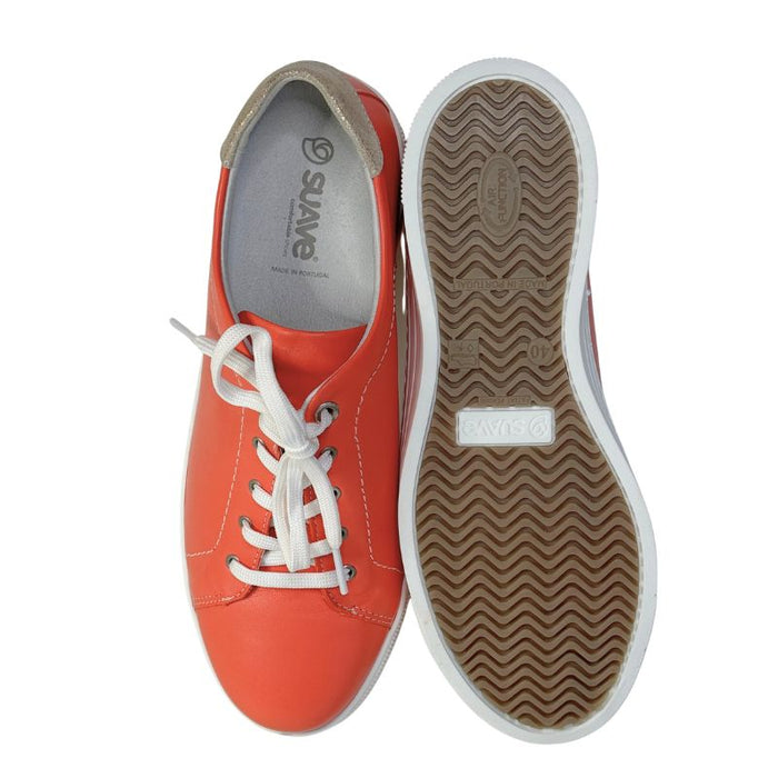 Suave Florence nahkaiset tennarit koralli/ kulta