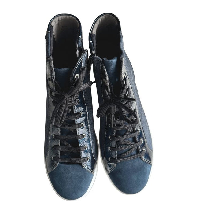 Suave Florence nahkaiset tennarit sininen