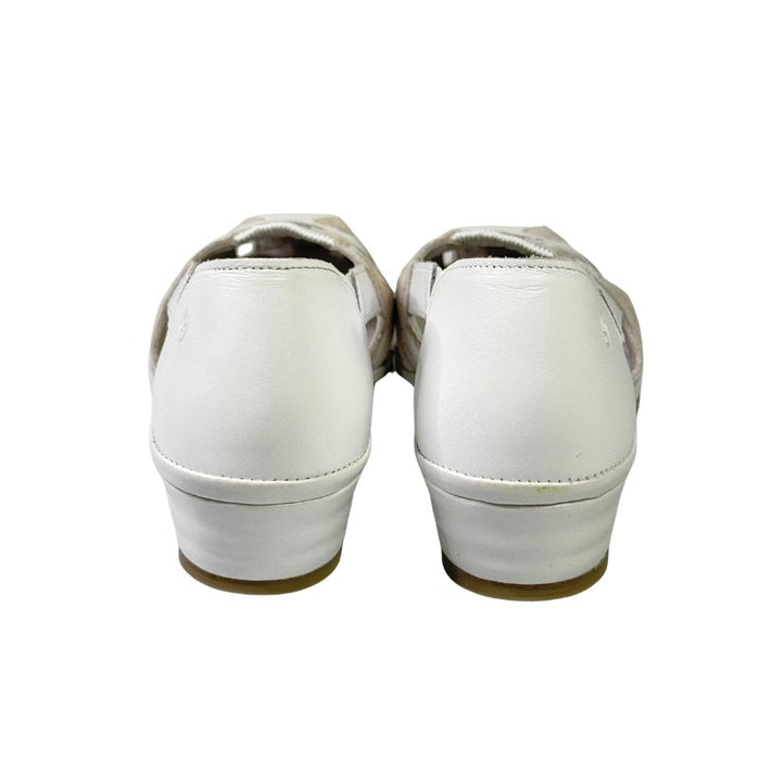 Suave Nice sandaalikengät valkoinen kukka