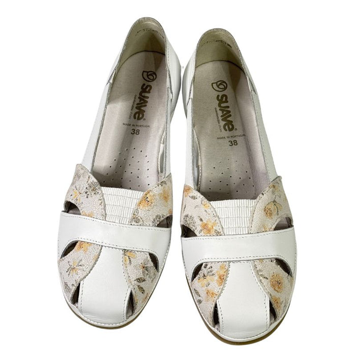 Suave Nice sandaalikengät valkoinen kukka