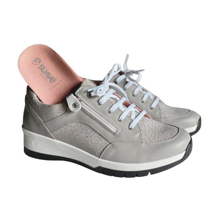 Suave Sofia nahkaiset tennarit harmaa