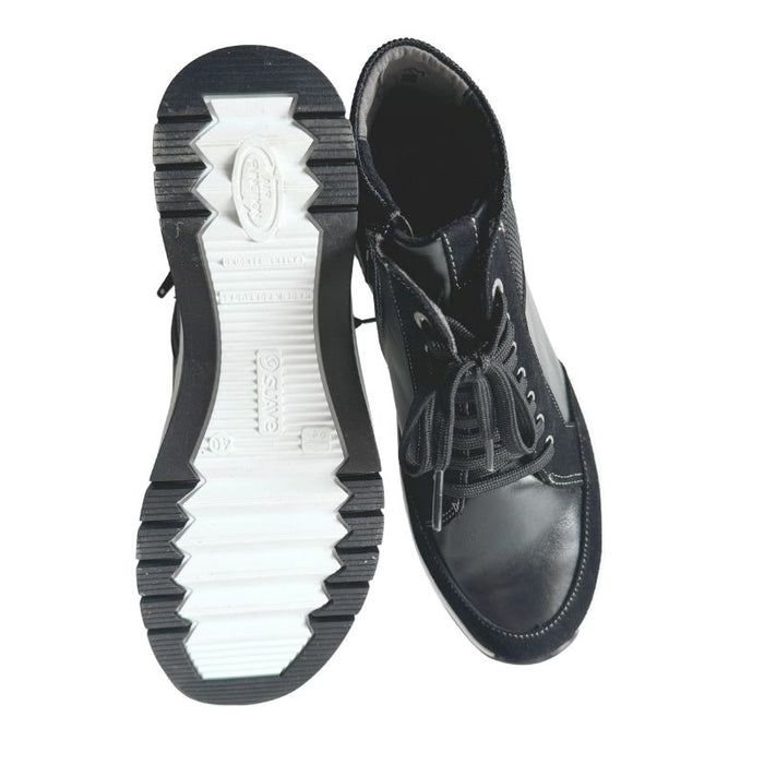 Suave Sofia nahkaiset nilkkurit musta