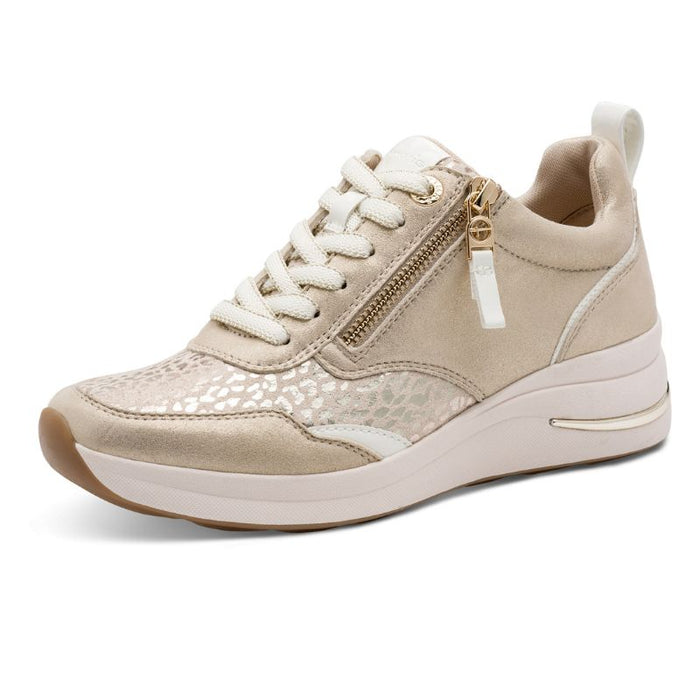 Tamaris Comfort kiilakantaiset tennarit beige glam