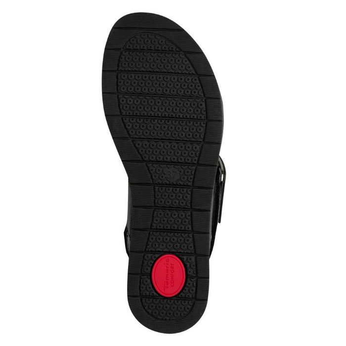 Tamaris Comfort tilavat sandaalit musta