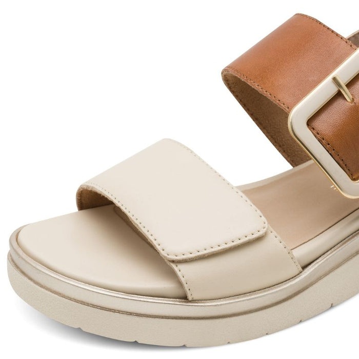 Tamaris Comfort tilavat sandaalit ruskea/beige
