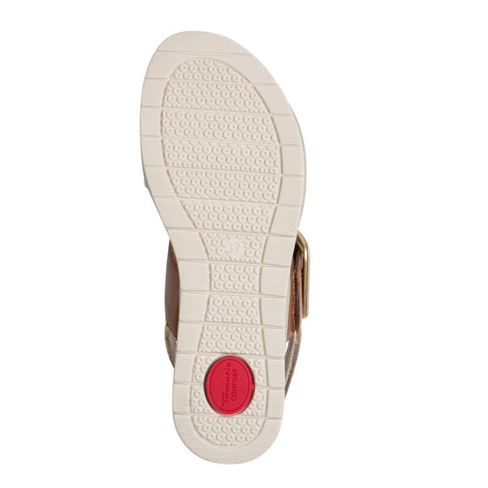 Tamaris Comfort tilavat sandaalit ruskea/beige