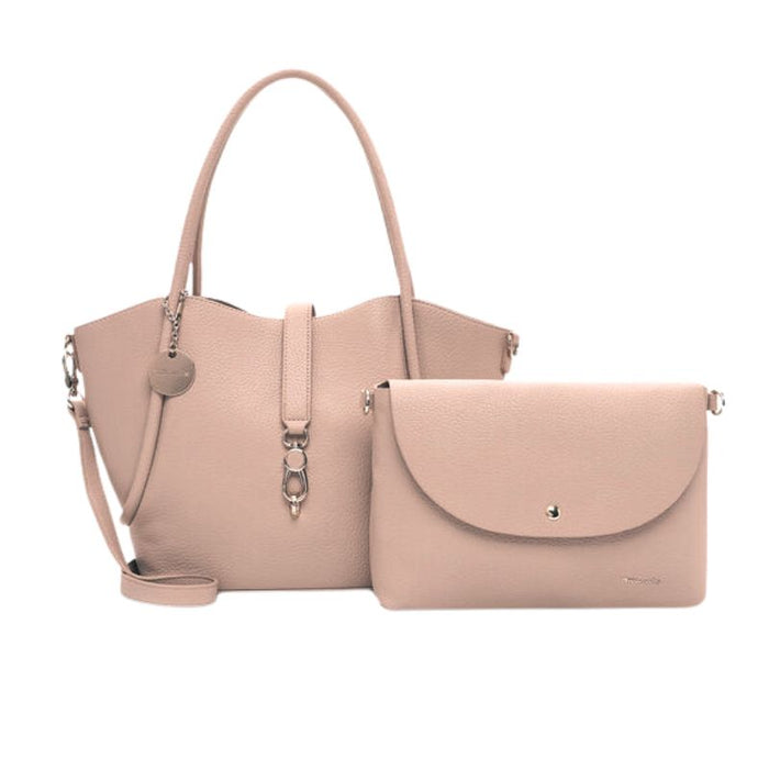 Tamaris olkalaukku lisälaukulla salt pink