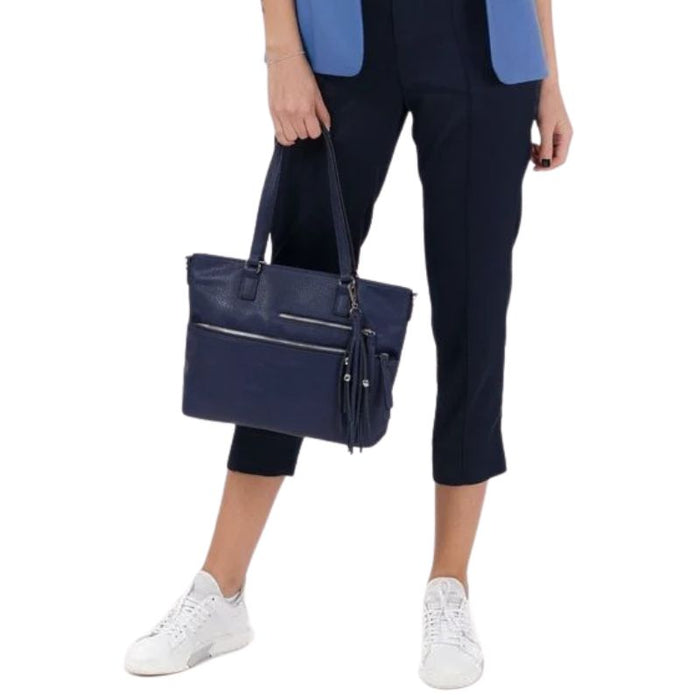 Tamaris olkalaukku tumman sininen