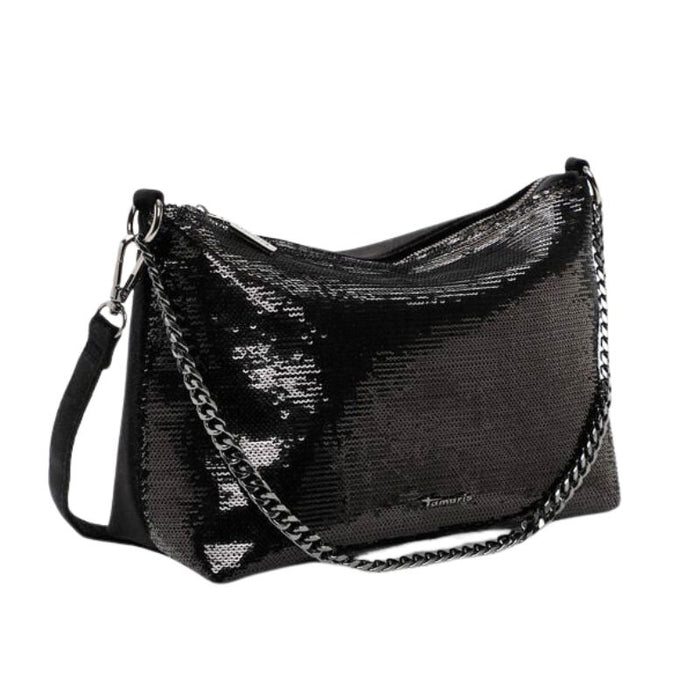 Tamaris juhlalaukku paljetti musta