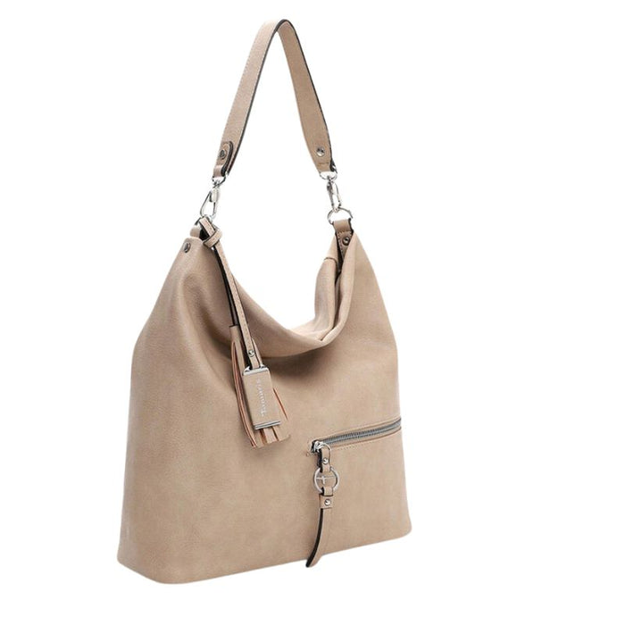 Tamaris olkalaukku vaalea beige