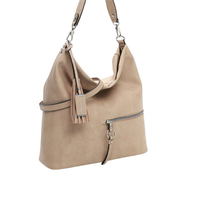 Tamaris olkalaukku vaalea beige