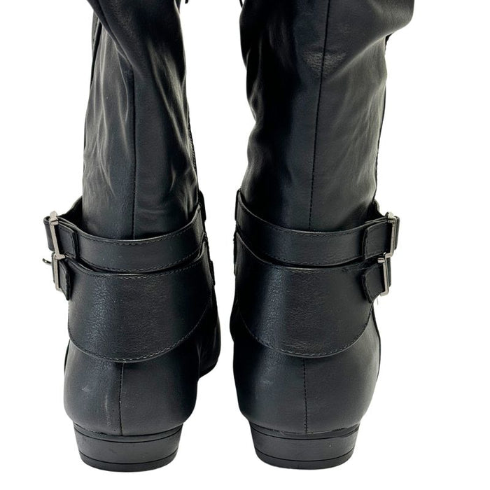 Tapas Elisabeth polvenylisaappaat musta