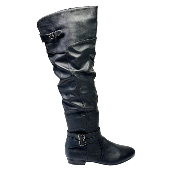 Tapas Elisabeth polvenylisaappaat musta