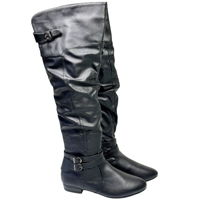 Tapas Elisabeth polvenylisaappaat musta