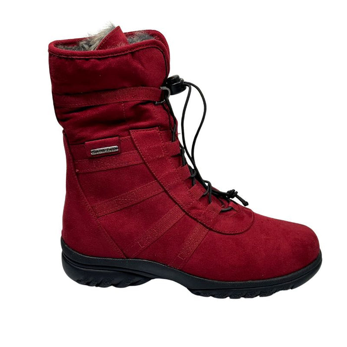 Tapas Janis talvinilkkurit pikalukkonauhoilla punainen