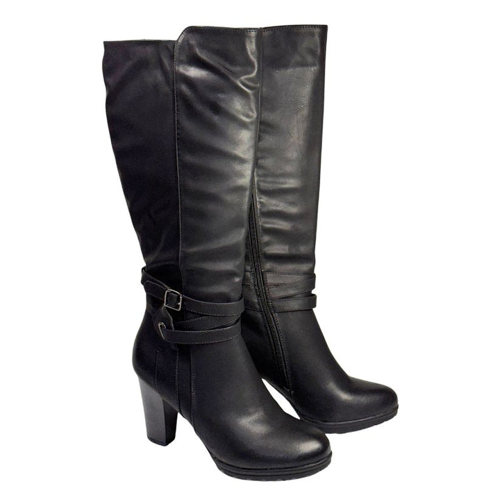 Tapas Sonja saappaat tolppakorko musta