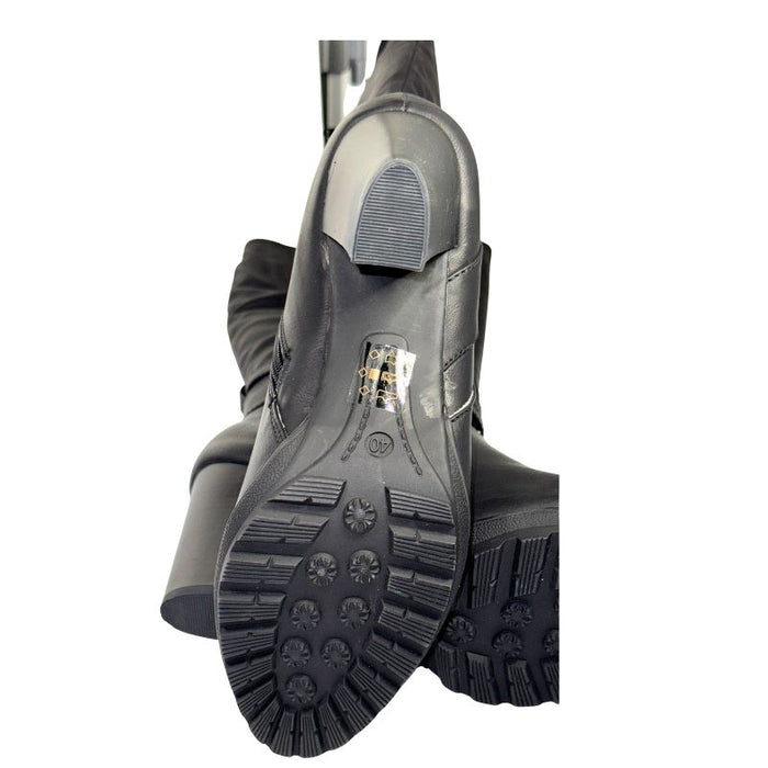 Tapas Sonja saappaat tolppakorko musta