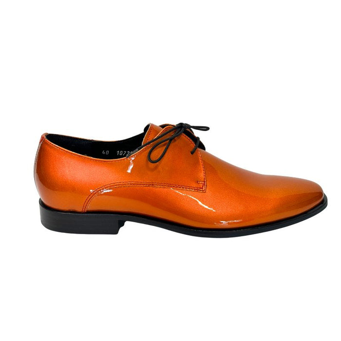 Topman miesten juhlakengät oranssi lakeeri