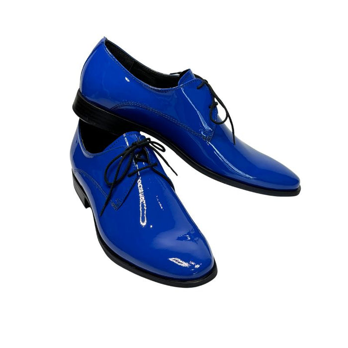 Topman miesten juhlakengät sininen lakeeri