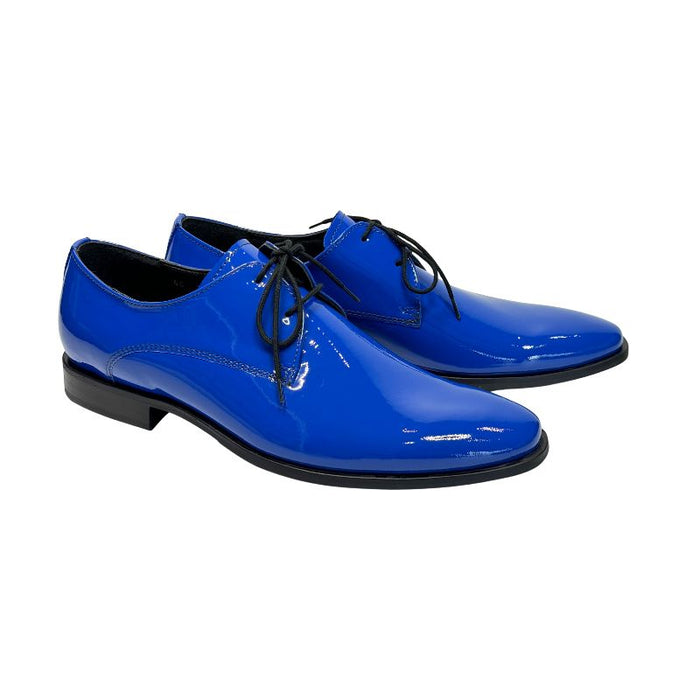 Topman miesten juhlakengät sininen lakeeri