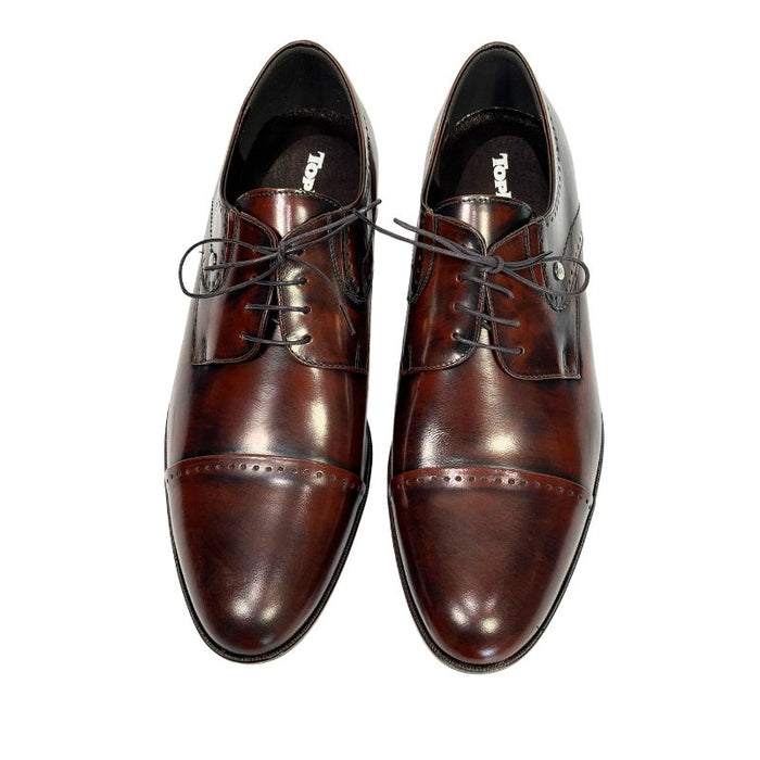 Topman miesten juhlakengät tumma ruskea