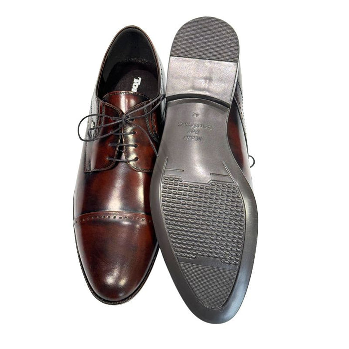 Topman miesten juhlakengät tumma ruskea