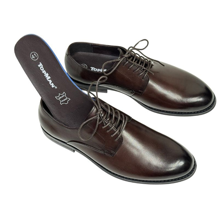 Topman miesten juhlakengät tumman ruskea