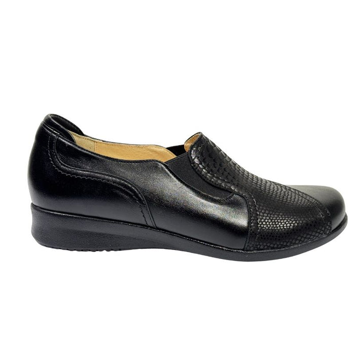 Topman Avec naisten nahkaiset kävelykengät musta