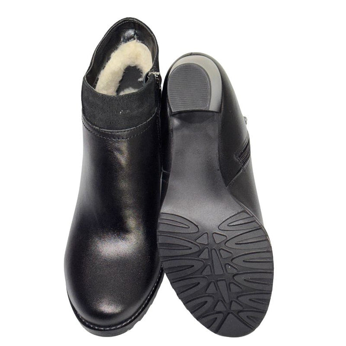 Topman Avec korolliset nilkkurit villavuorilla musta