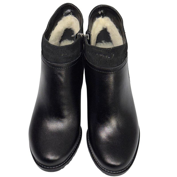 Topman Avec korolliset nilkkurit villavuorilla musta