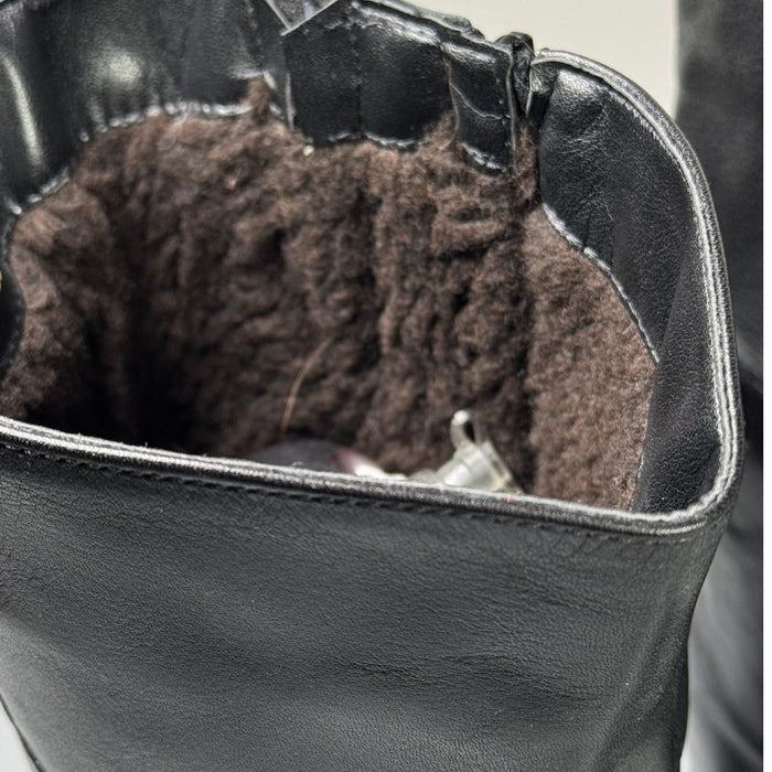 Topman Avec saappaat teddyvuorit L varsi musta