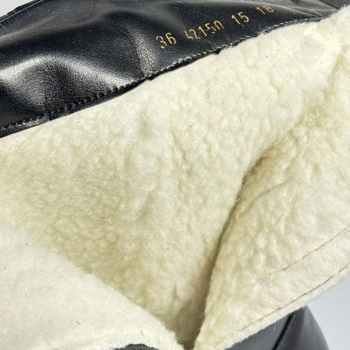 Topman Avec saappaat villavuorit musta