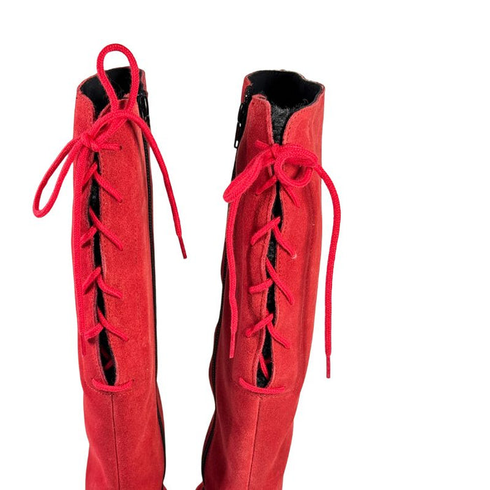 Topman naisten Lapikkaat S-M varsi punainen