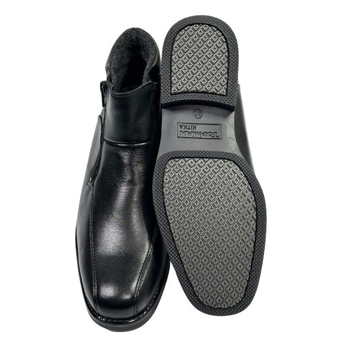 Topman miesten kitkapohjaiset nilkkurit musta