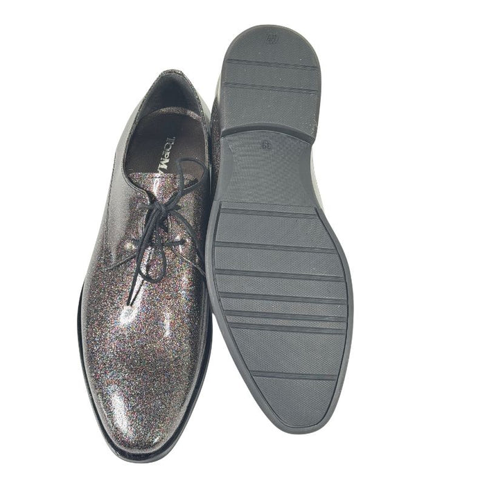 Topman miesten juhlakengät glitter lakeeri